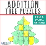 ADDITION Build a Christmas Tree Craft Template | December 