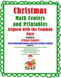 Christmas Math Centers Aligned to the Common Core