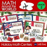 Christmas Math Centers | Holidays Around the World Activit