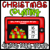 Christmas Math Centers- Counting Numbers 1-20 Digital Task Cards