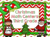 Christmas Math Centers! Third Grade!! Common Core!