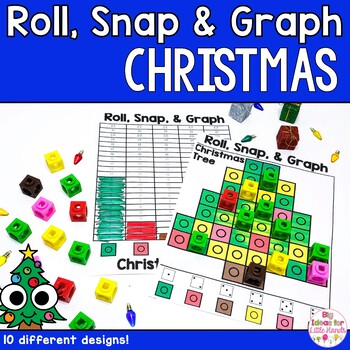 Preview of Christmas Kindergarten Math Graphing Worksheets - December 1st Grade Activities