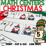 Christmas Math Centers for 4th and 5th Grade - Math Games