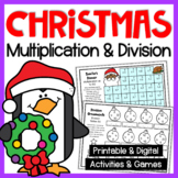 Christmas Math - Christmas Multiplication and Division Mat