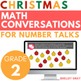 Christmas Math Conversations for Number Talks, Second Grad