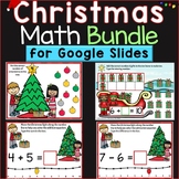 Christmas Math Digital Google Slides (Numbers, Making 10, 