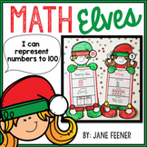 Christmas Math Elf Craft | Representing Numbers | Elf math craft