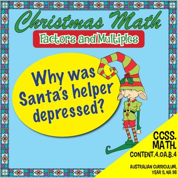 Preview of Christmas Math - Factors and Multiples