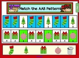 Christmas Math Freebie for Smartboard - AAB Patterns