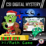 Christmas Math Game - Digital Math Mystery Activity - CSI 