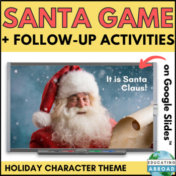 Preview of Christmas Math Game | Santa Activity for Data Collection with Tally Marks