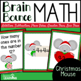 Christmas Math Game Spiral Math Review First Grade