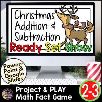 Preview of Christmas Math Games 2nd Grade | Christmas Addition and Subtraction to 20