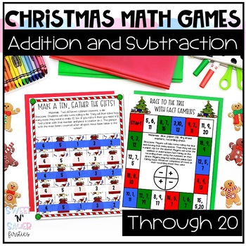 Christmas Addition and Subtraction Math Games by Sweetnsauerfirsties