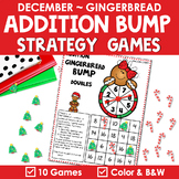 Christmas Math Games - Addition Strategies - Gingerbread Bump