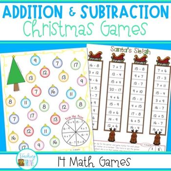 Christmas Math by Teaching Trove | Teachers Pay Teachers