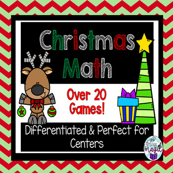 Preview of Christmas MATH GAMES! Over 20 Games Included!