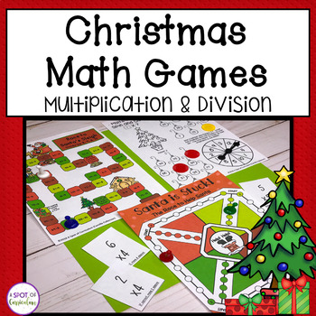 Christmas Math Games: Multiplication and Division by A Spot of Curriculum
