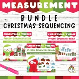 Christmas Math Gift Measurement Sequencing Bundle