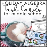 Christmas Math Activities for Middle School - Algebraic Reasoning