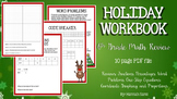 Christmas Math Holiday Workbook Middle School Math