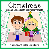 Christmas Math Journal Prompts 2nd Grade | Math Spiral Rev