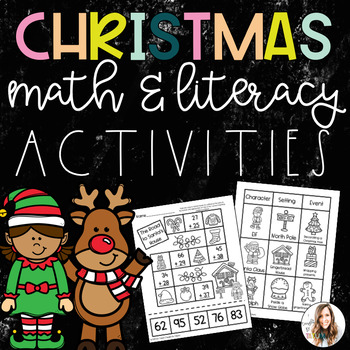 Preview of Christmas Math & Literacy Activities