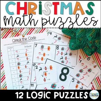 Preview of Christmas Math Logic Puzzles 