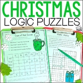 Christmas Math Enrichment Activities - December Logic Puzz