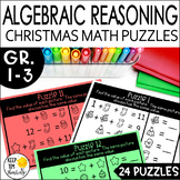 Christmas Math Logic Puzzles | Algebraic Reasoning | DIGIT
