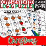 Christmas Math Logic Puzzles - Critical Thinking Activitie