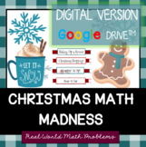 Christmas Math Maddess - DIGITAL Real World Math Problems