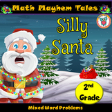 Christmas Math Word Problems Activity: 2nd Grade One-Step 