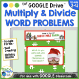 Christmas Math Multiplication Division Word Problems for G