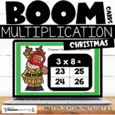 Christmas Math {Multiplication Fact Practice} Set 1 Boom Cards™