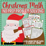 Christmas Math NO PREP Problem Solving
