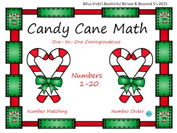 Preview of Christmas Math Interactive Notebook