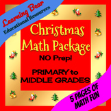 Christmas Math Package- Simple Addition/Subtraction