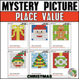 Christmas Math Place Value Mystery Picture