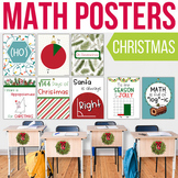 Christmas Math Posters| Middle School Math Christmas Decor