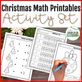 Christmas Math Printables Activity Set