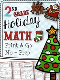 Christmas Math Printables - Second Grade