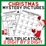 Christmas Math Puzzles | 2 digit by 2 digit Multiplication