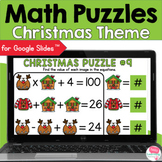Christmas Math Puzzles and Fun Math Brain Teasers for Goog