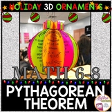 Christmas Math Pythagorean Theorem 3D Ornaments Activity