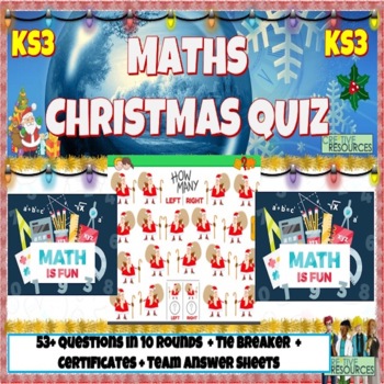 Preview of Christmas Math Quiz