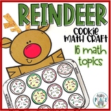 Christmas Math Reindeer Craft for Winter Grades 1, 2, 3