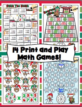 3rd Grade Christmas Math Games: Reindeer Games 3rd Grade Math Activities