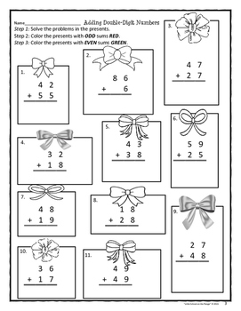 Christmas Math Review By Little School On The Range 