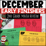 December Early Finishers 2nd Grade Math Review